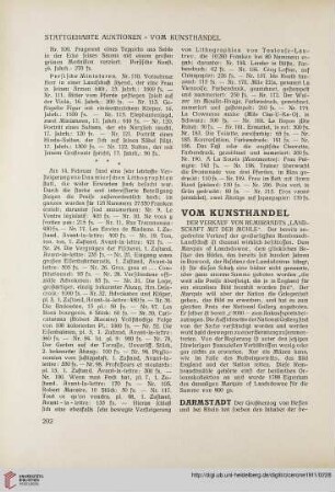 Vom Kunsthandel