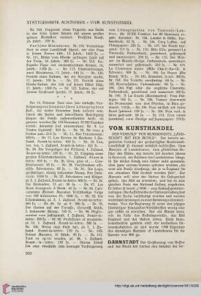 Vom Kunsthandel