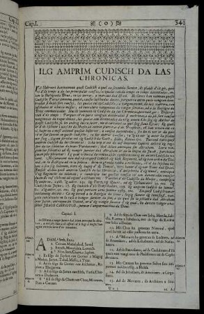 Ilg Amprim Cudisch Da Las Chronicas.