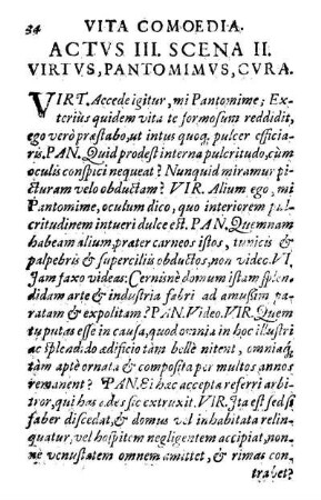 Scena II. Virtvs, Pamtomimvs, Cvra.