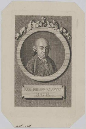 Bildnis des Karl Philipp Emanuel Bach