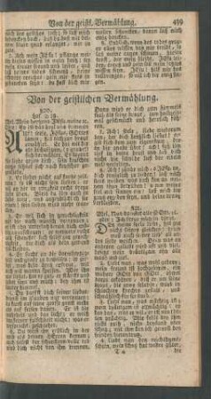 Von der geistlichen Vermählung