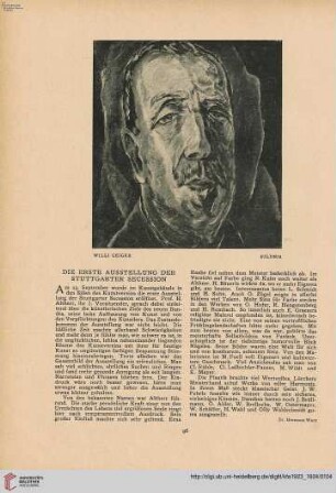 39: Die erste Ausstellung der Stuttgarter Secession