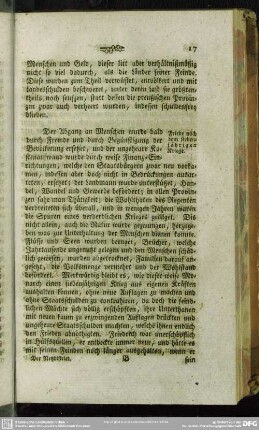 Friede nach dem siebenjährigen Kriege