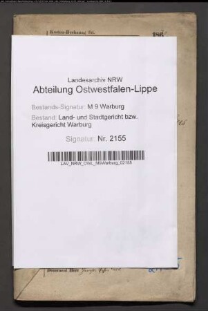 Erblasser: Peters, Therese, geb. Thiele: