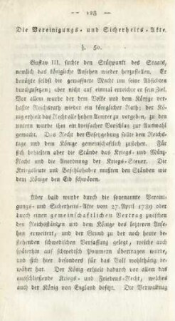 Die Vereinigungs- und Sicherheits-Akte