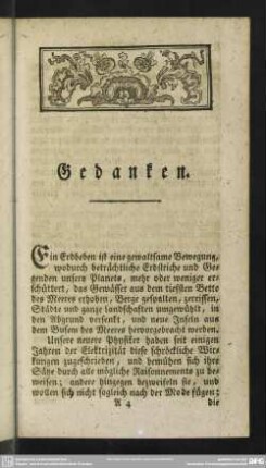 Gedanken