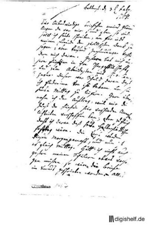 44: Brief von Johann Georg Jacobi an Johann Wilhelm Ludwig Gleim