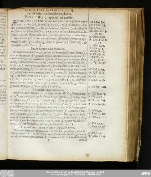 Oratio Dominica verbis Scripturae breviter explicata.