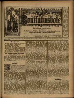 Ausgabe vom Sonntag, den 15. Juni 1919.