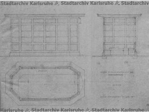 Beichel, Friedrich. Projekt zu einer Wartehalle am Schlachthof