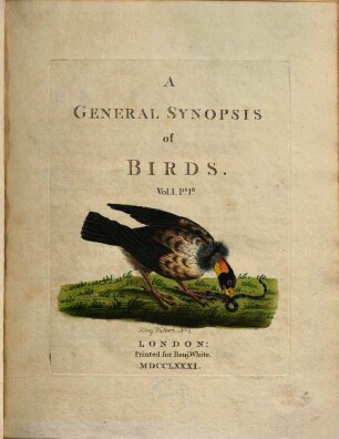 A general synopsis of birds. 1,1