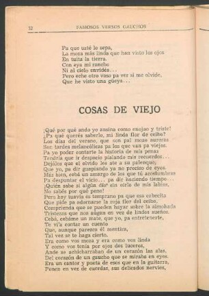 Cosas de viejo
