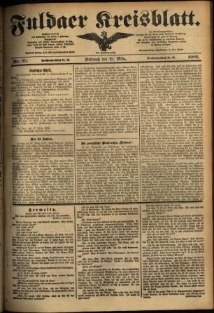 Ausgabe vom Mittwoch, den 21. März 1906.