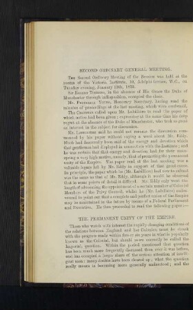 Second Ordinary General Meeting.