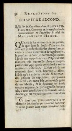 Chapitre Second.