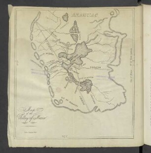 Map of the valley of Mexico