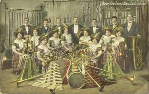 Janietz-Elite-Damen-Blas- u. Streich-Orchester.