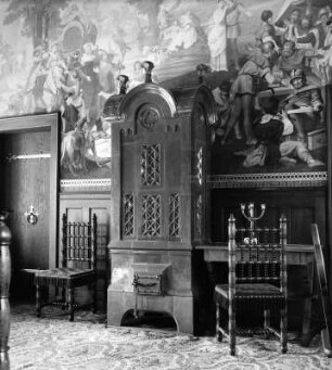 Schwangau-Hohenschwangau. Schloss Neuschwanstein.Torbau. Königs-Wohnzimmer (1869/1886)