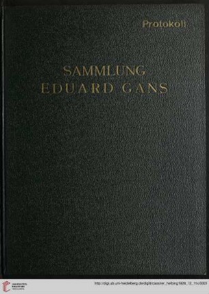 Ausstellung / Paul Cassirer ; Hugo Helbing: Die Sammlung Eduard Gans : antike Schmucksachen und Gegenstände der Kleinkunst in Gold, Edelstein, Halbedelstein, Glas, Bronze usw.; Versteigerung: 11. Dezember 1928