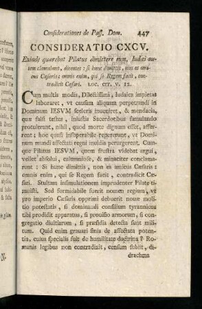 447-455, Consideratio CXCV - CXCVII
