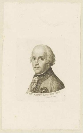 Bildnis des Fürst Johann Lichtenstein