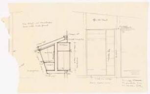 Kinderheim, Schwarzerden/Rhön: Grundriss, Ansicht Schrankeinbauten 1:10