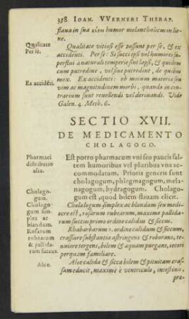 Sectio XVII.