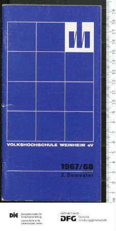 Programm 2. Semester 1967/1968