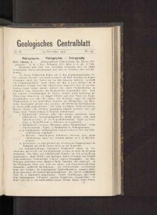 15. November 1902. No. 22.