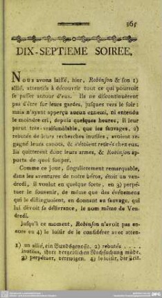 Dix-Septieme Soiree
