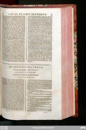 Partitio totius tractationis, & de nominibus Angelorum. Caput Primum.