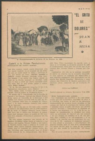 "El grito de Dolores" - (Continuación)