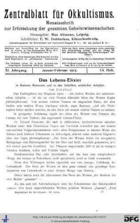 7./8. Heft (Jan.-Feb. 1918)