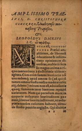 De optima studiorum ratione, idque in omni facultatum genere, methodus