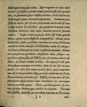 Antonii Alfonsi De Sarasa Soc. Iesv. Ars Semper Gaudendi : Ex Principiis Divinae Providentiae Et Rectae Conscientiae Dedvcta, [1]