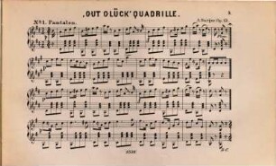 Original-Compositionen für Zither, 5. op. 13: Gut Glück: Quadrille