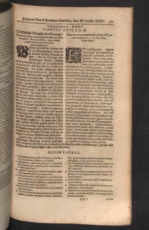 Constitutio XXXV. - XXXIX.
