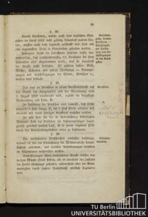 §. 49. Utensilien