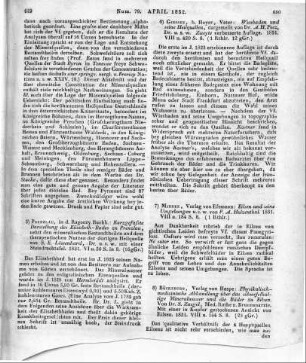Peez, A. H.: Wiesbaden und seine Heilquellen. 2. Aufl. Giessen: Heyer; Vater 1831