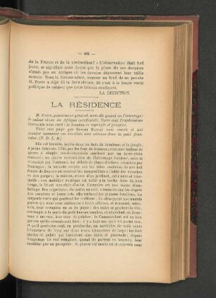 La Résidence.