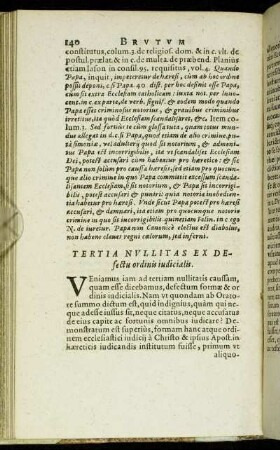 Tertia Nullitas Ex Defectu ordinis iudicalis.