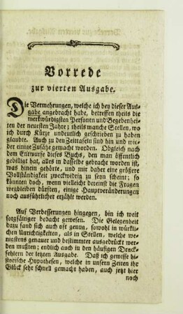Vorrede zur vierten Ausgabe
