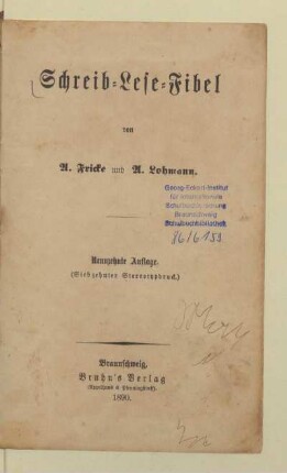 Schreib-Lese-Fibel