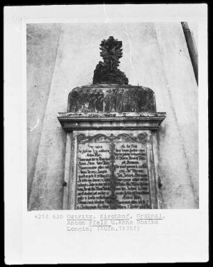 Grabmal des Anton Pfalz