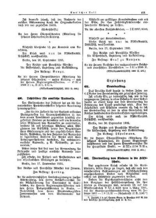 Lichtbilder für amtliche Ausweise : [Allgemeine Verwaltungssachen] ; [Amtliche Erlasse] ; [Amtlicher Teil]