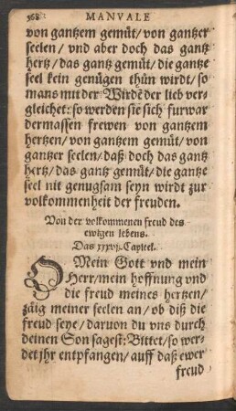 Von der volkommenen freud des ewigen lebens. Das xxxvi. Capitel.