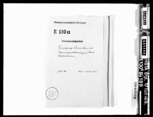 Periodische Übersichten über Regierungsentschließungen zu Landtagsbeschlüssen