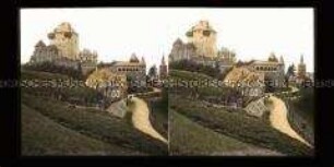 Blick auf Schloss Burg, Burg an der Wupper