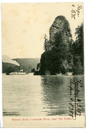 Oregon. Rooster Rock Columbia River